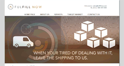 Desktop Screenshot of fulfillnow.com