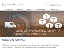 Tablet Screenshot of fulfillnow.com